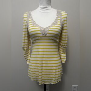 Free People Vintage Striped Shirt